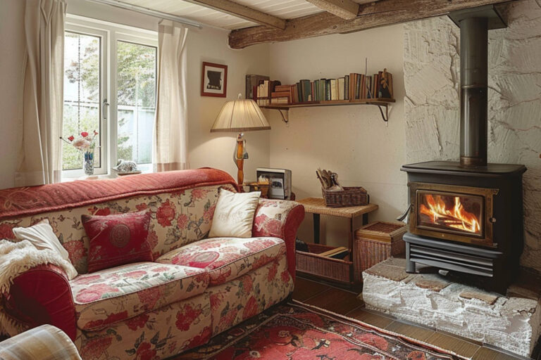 Ex-Pat Residential, Inside a country cottage with log burner